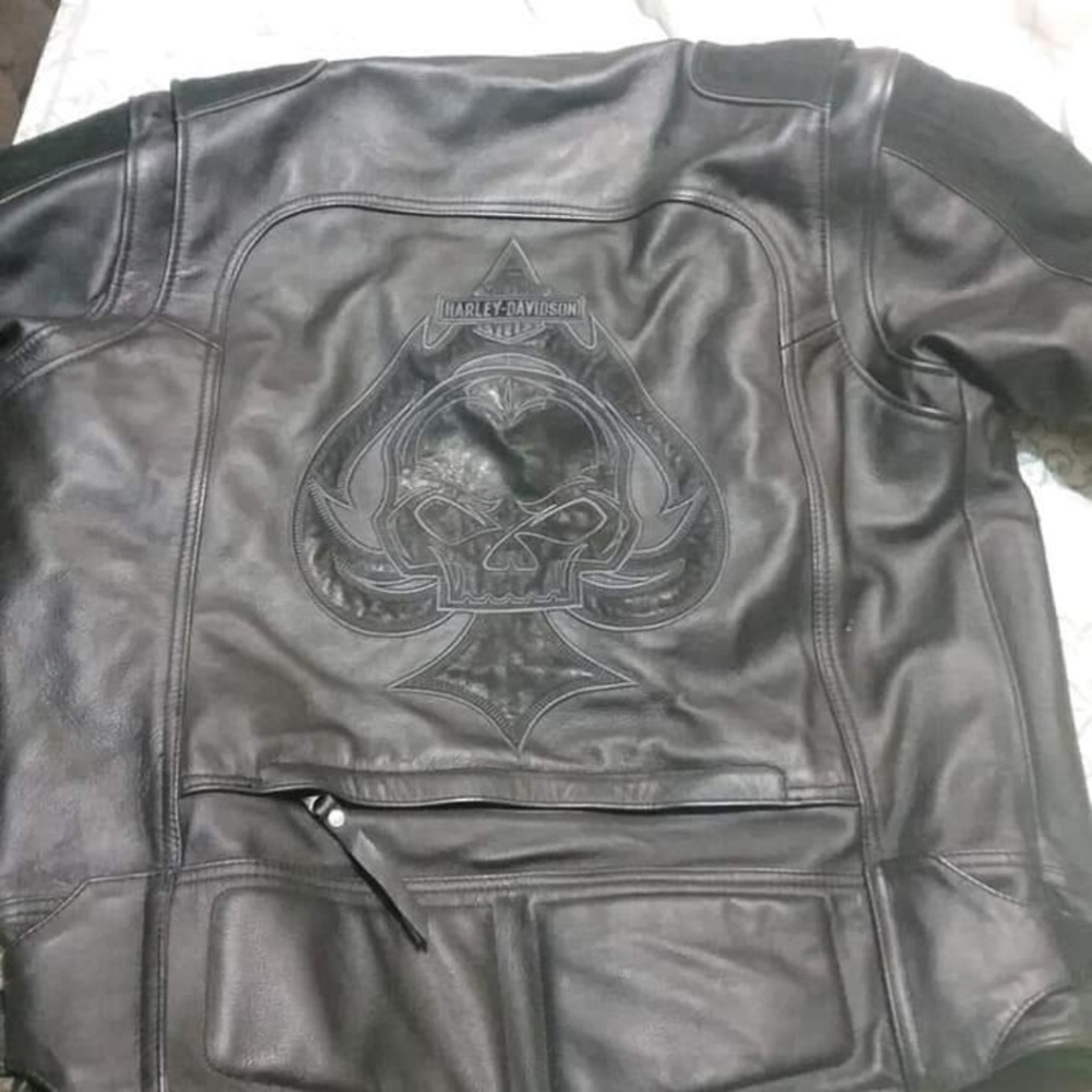 Harley Davidson leather riding jacket